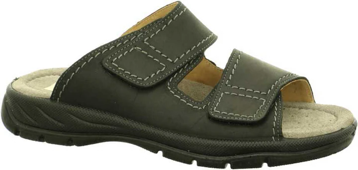 2 Velcro mules in