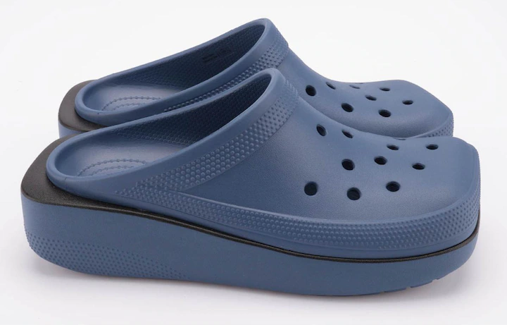 Blunt Toe Painted Edges Clog