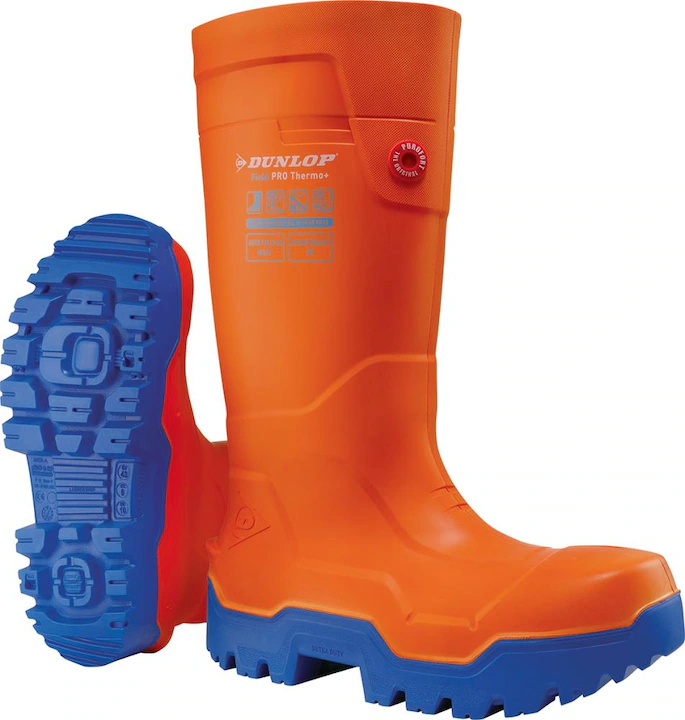 FieldPRO Thermo+ work boots, S5/CI/CR/SRC, Purofort®, size 42, orange