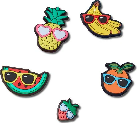 Jibbitz- FruitSunnies/5 Pack