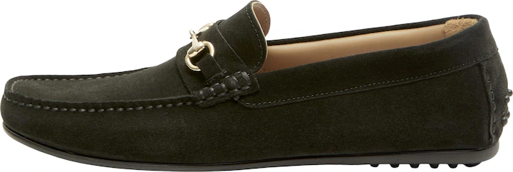 Slhsergio Suede Horsebit Driving Shoe