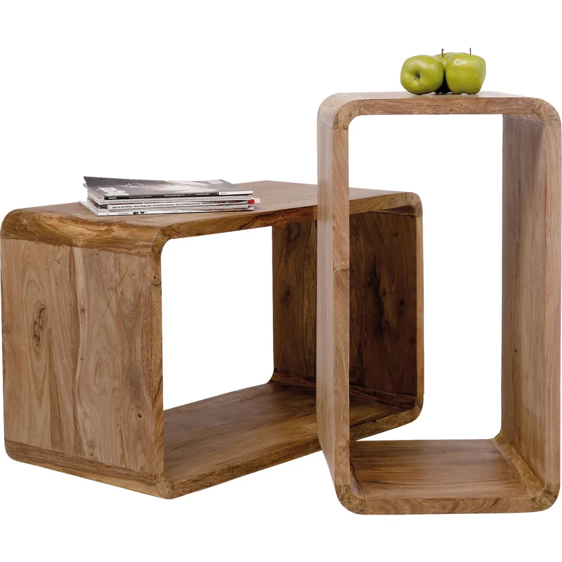 Authentico Cube Rectangular (2/Set) Showpiece