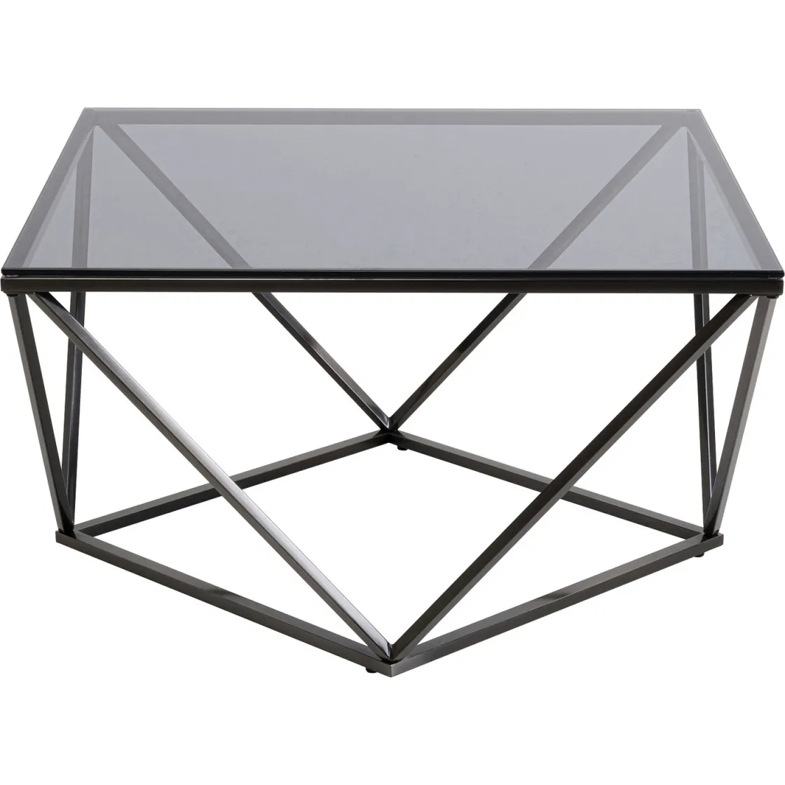 Coffee Table Cristallo Graphite 80x80cm