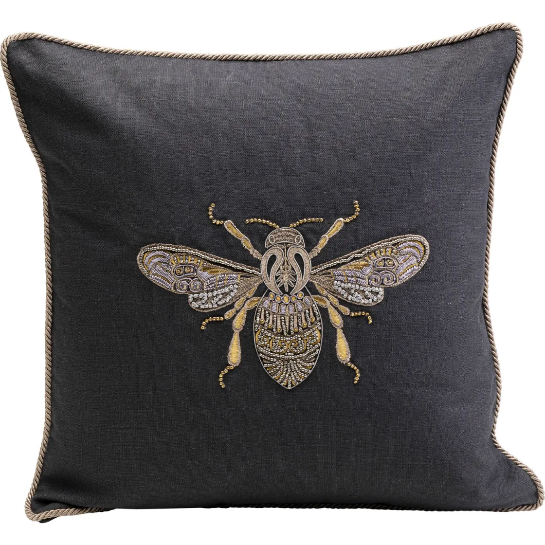 Cushion Glitter Bee 40x40cm