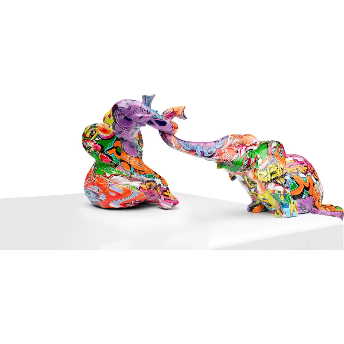 Deco Figurine Elefant Zirkus Graffit (2/Set)