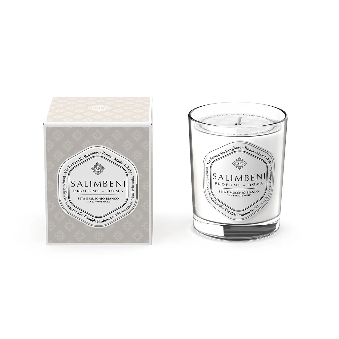 Kerze Salimbeni - Seta E Muschio Bianco