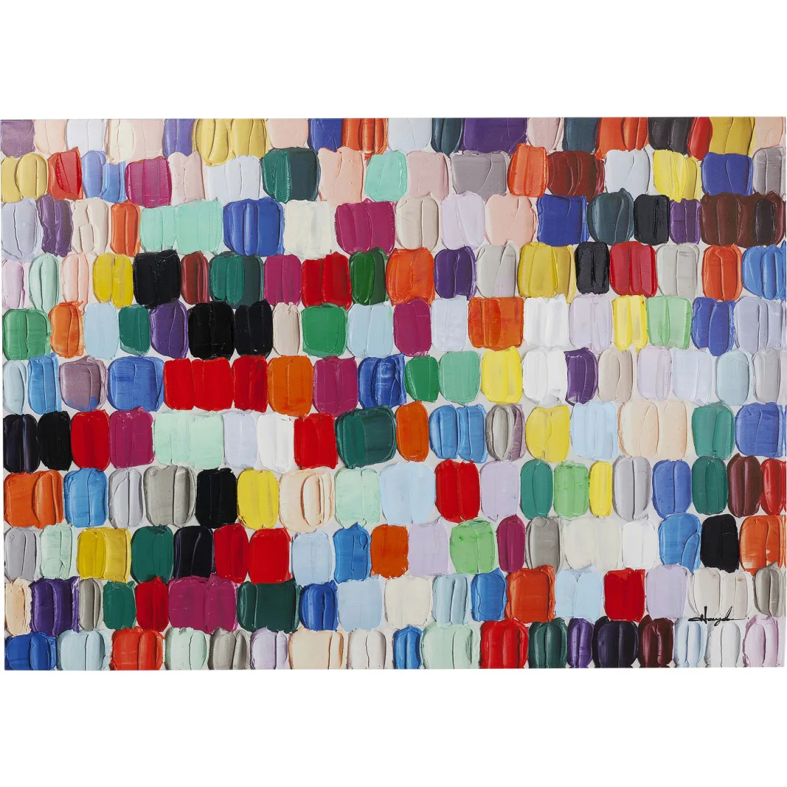 Leinwandbild Colorful Dots 200x140cm