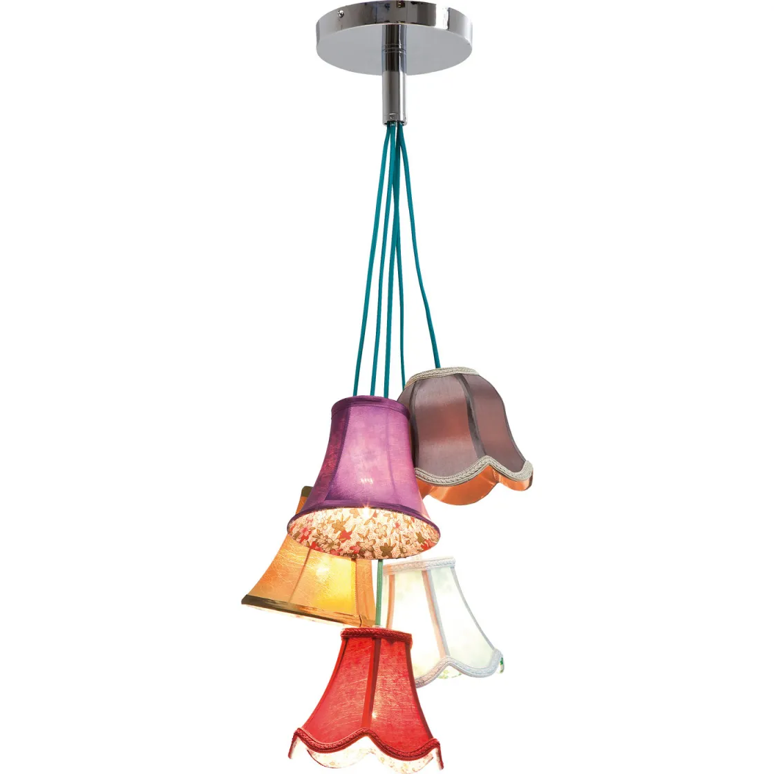 Pendant Lamp Saloon Flowers 5-lite