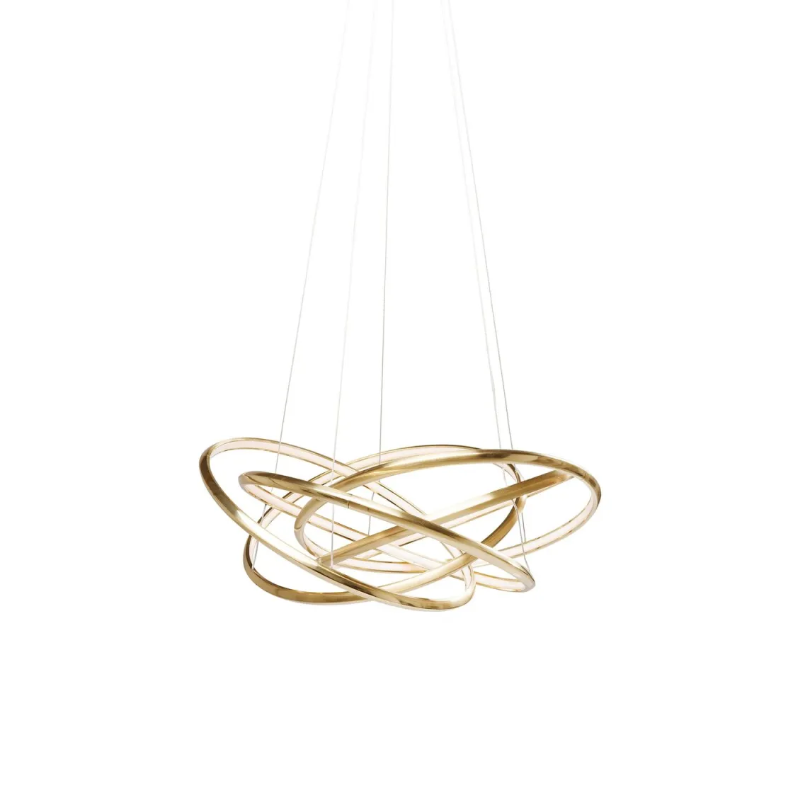 Pendant Lamp Saturn LED Gold Big