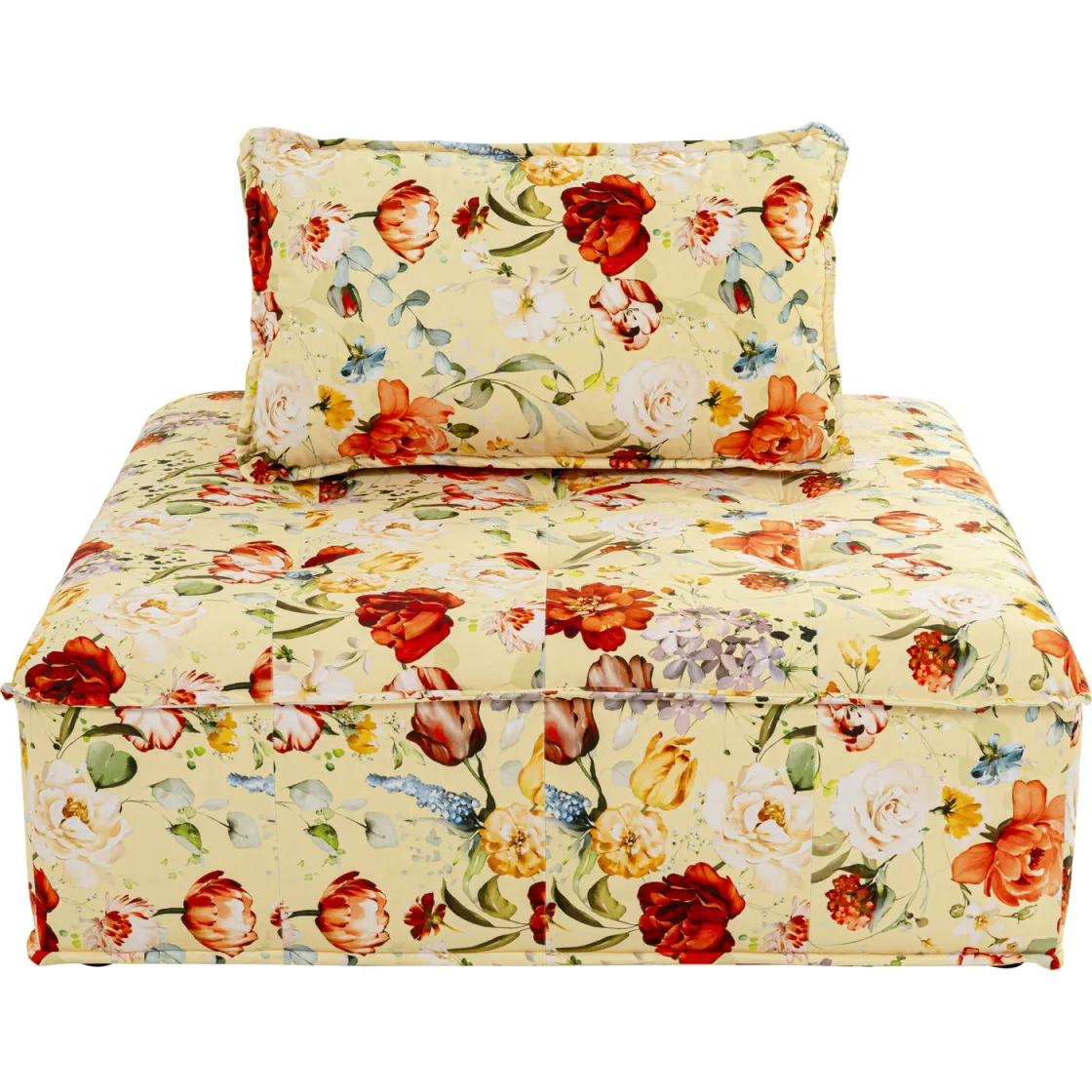 Sofa Element Portofino Flowers Gelb