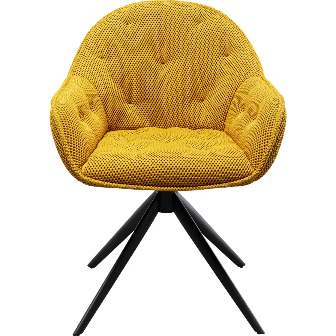 Swivel Chair Carlito Mesh Yellow