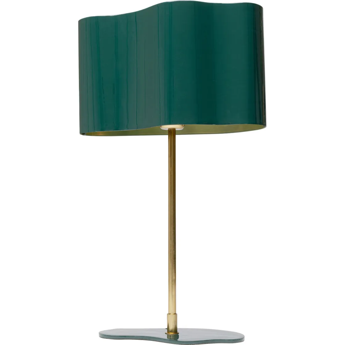 Table Lamp Cloudy Oval Petrol 49cm