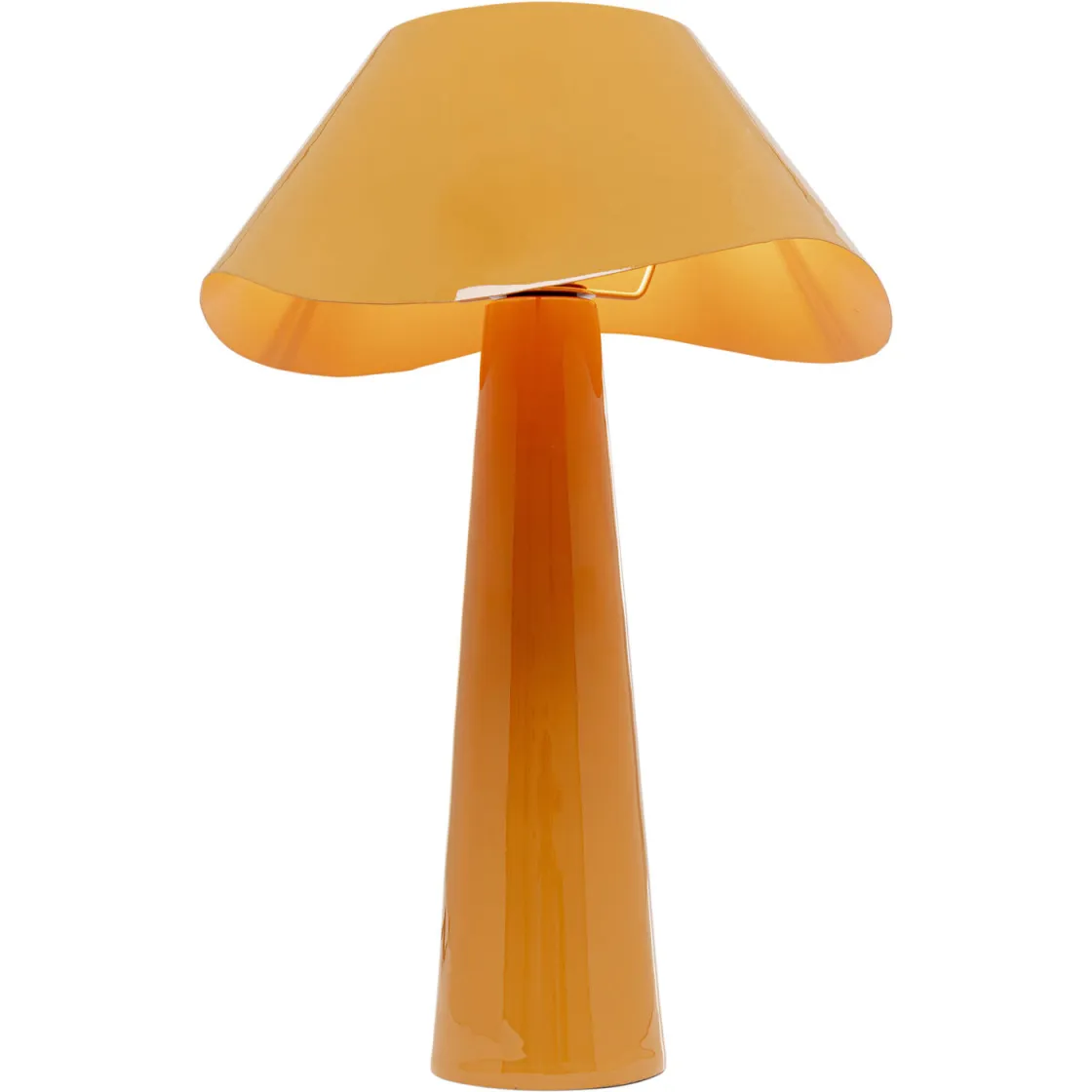 Table Lamp Cloudy Round Orange 49cm