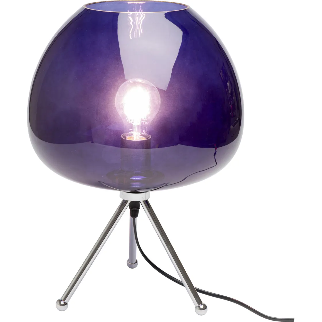 Table Lamp Sphere Night Blue 43cm