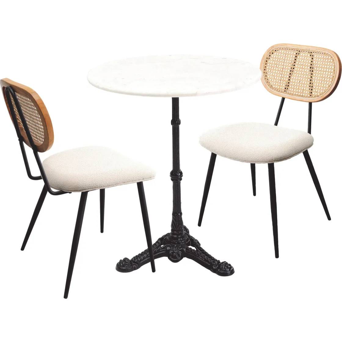 Table Set Bistro Rosalie Creme (3/part)