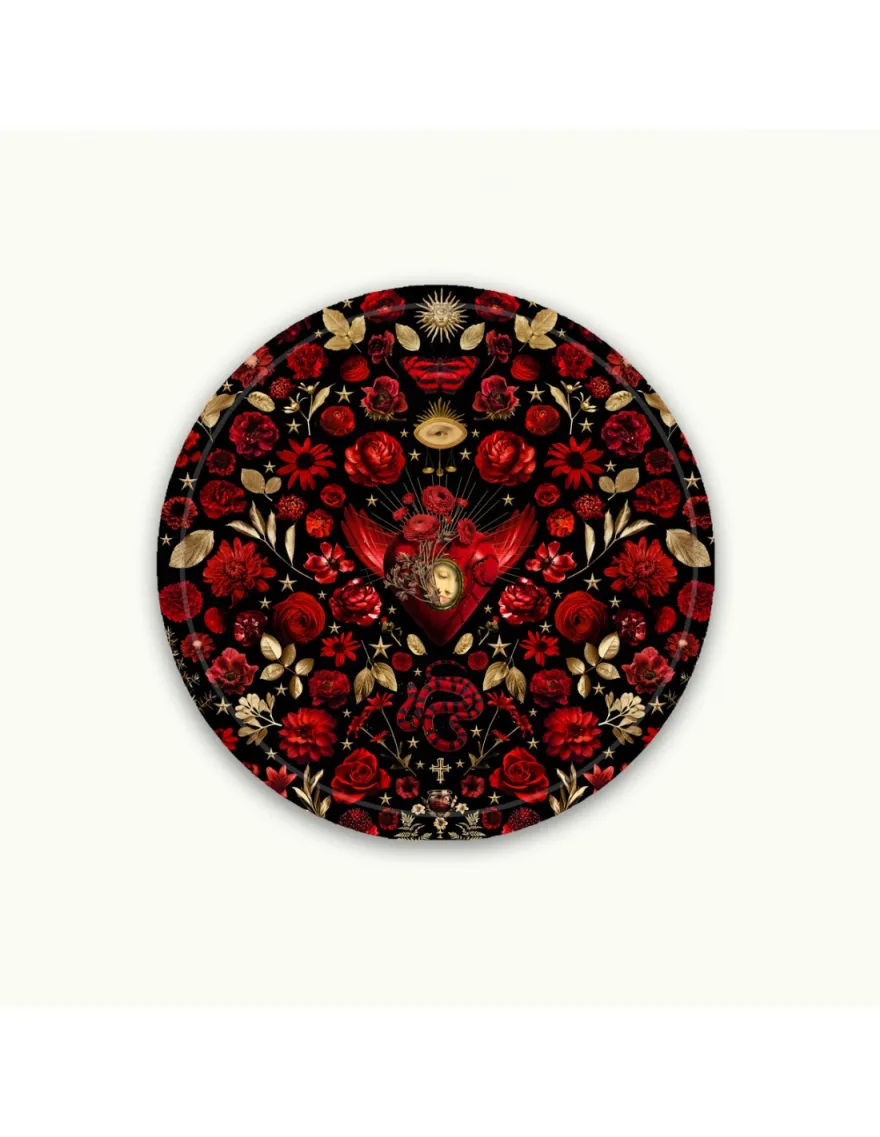 Tablett 46cm Si Je Mourais La-Bas