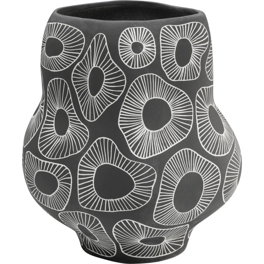 Vase Anemone Grey 33cm