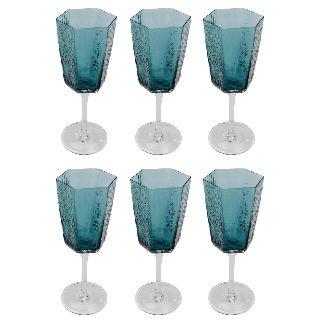 Weißweinglas Cascata Blau (6/tlg.)