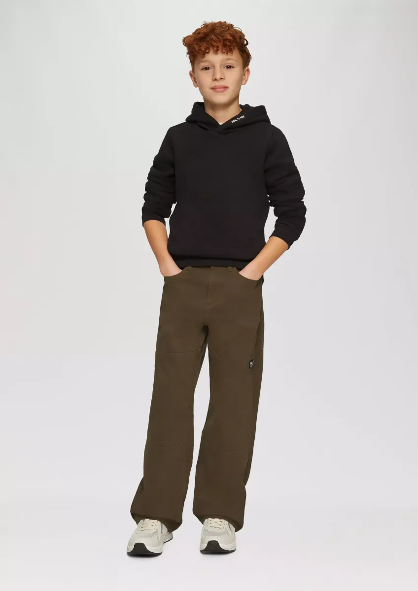 Baggy-Hose / Relaxed Fit / Mid Rise / Wide Leg