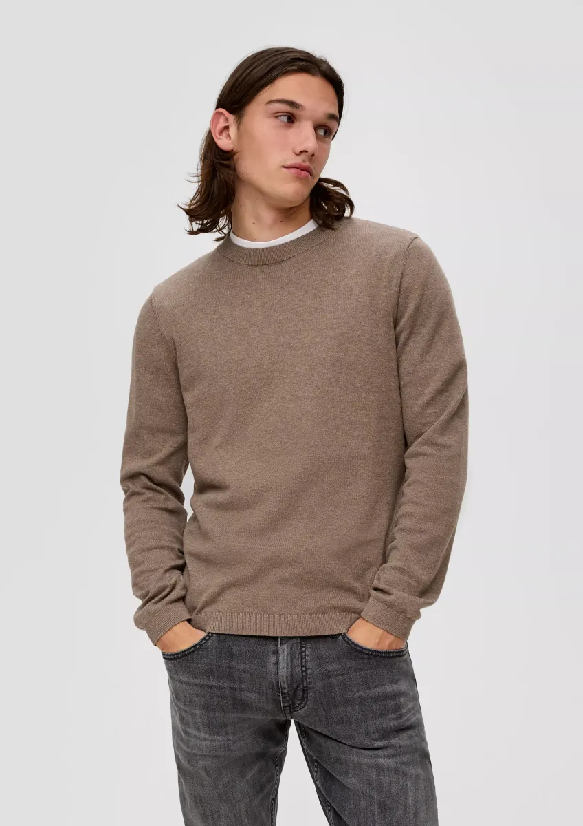 Basic Strickpullover