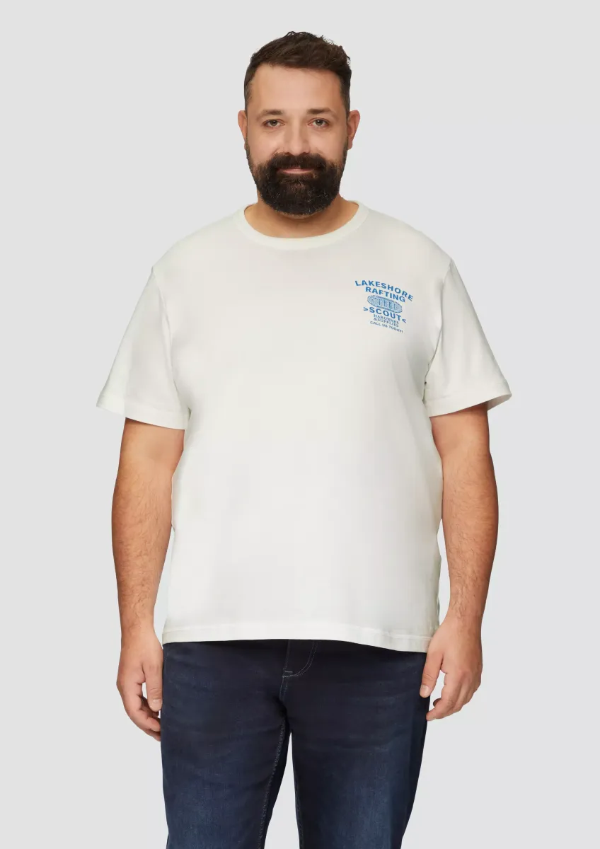 Baumwollshirt mit Frontprint