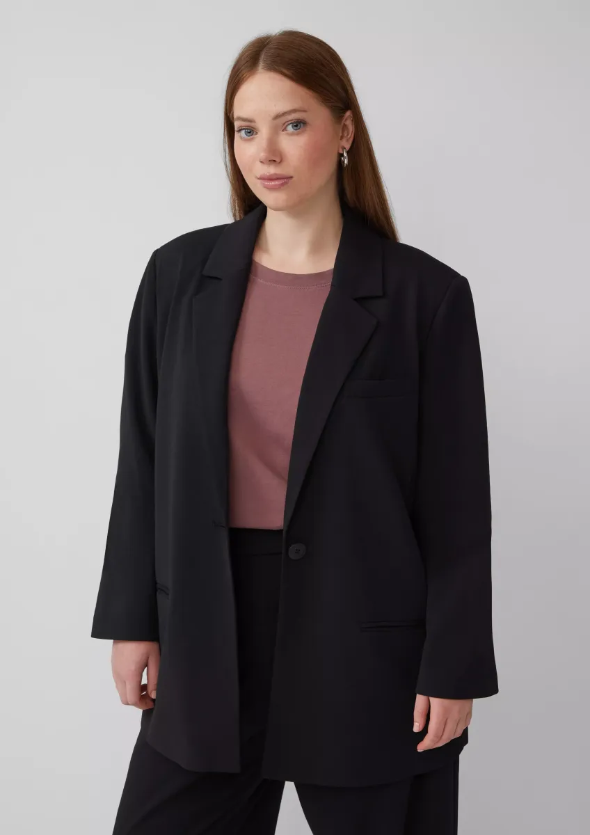 Blazer aus Interlockjersey