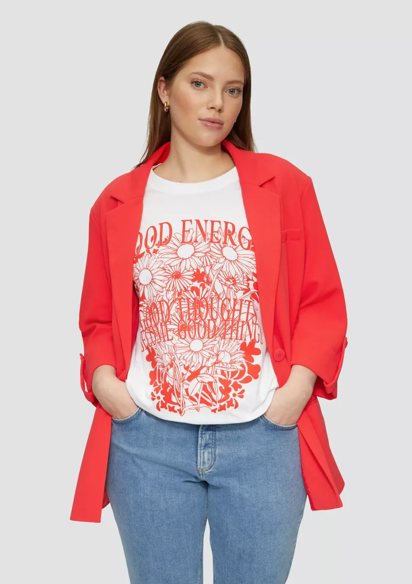 Blazer mit Reverskragen