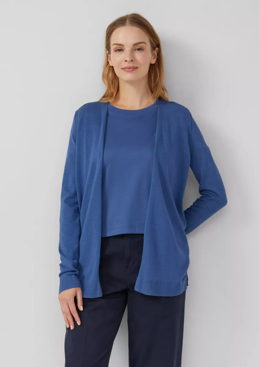 Cardigan aus Viskose-Baumwoll-Mix