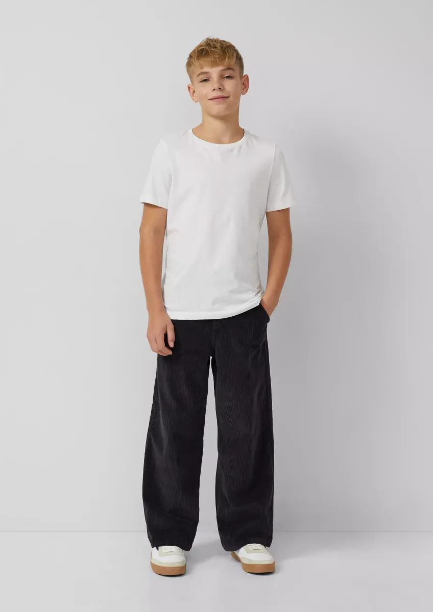 Cordhose Baggy / Relaxed Fit / Mid Rise / Wide Leg