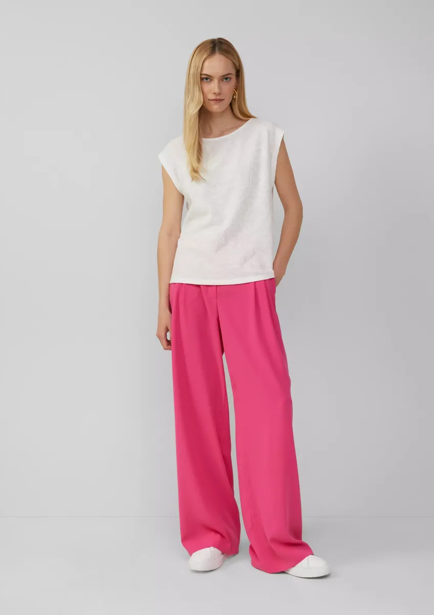 Crêpe-Hose mit Extra Wide Leg