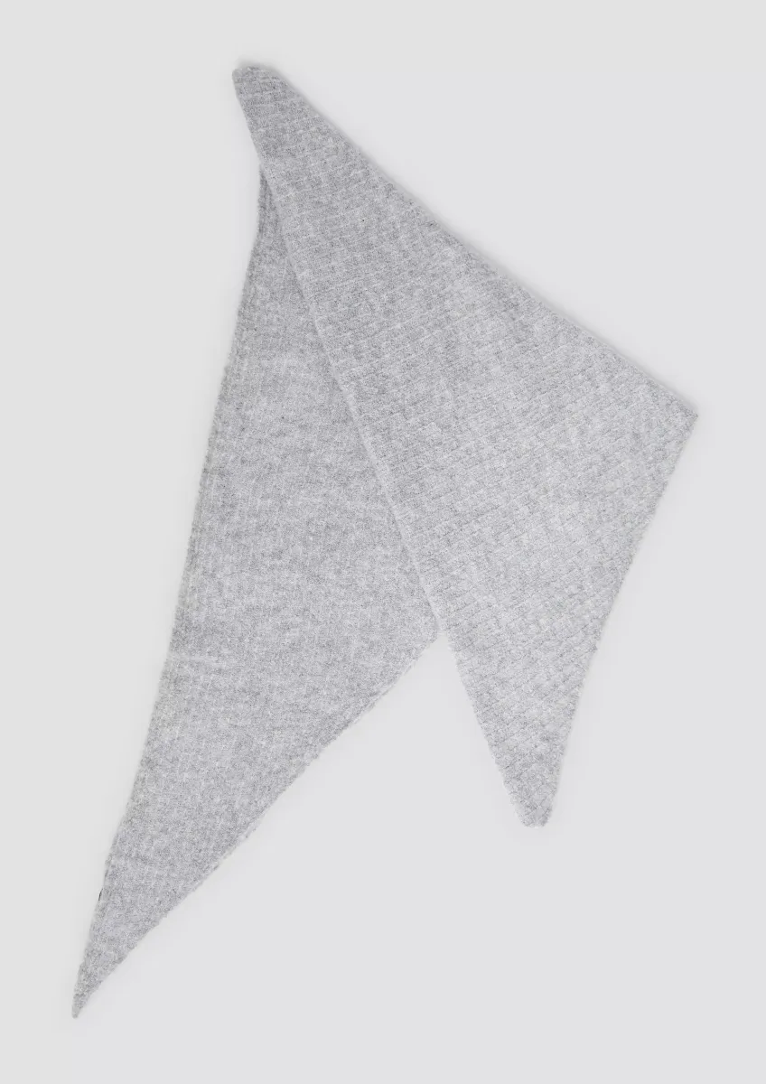 Dreieckstuch aus Bouclé