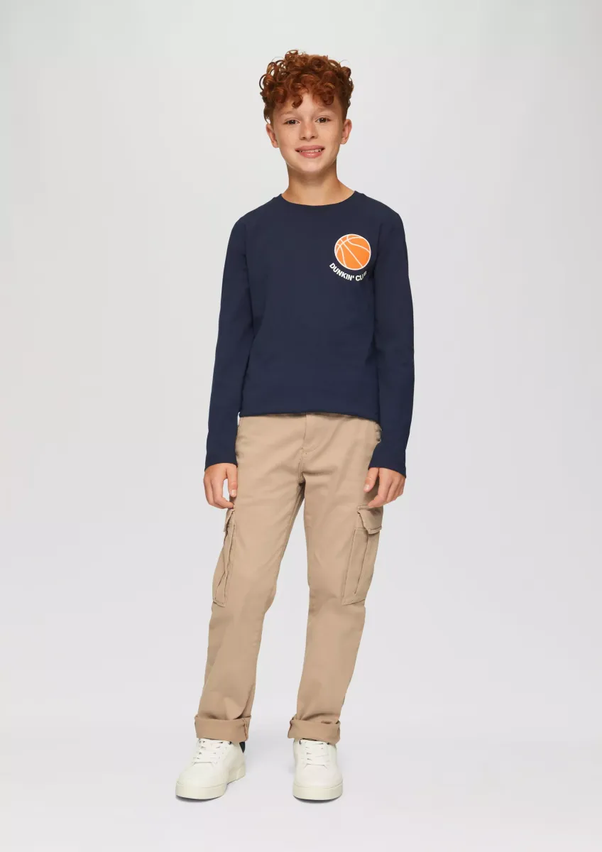 Hose Pete / Regular Fit / Medium Rise / Straight Leg / Cargotaschen