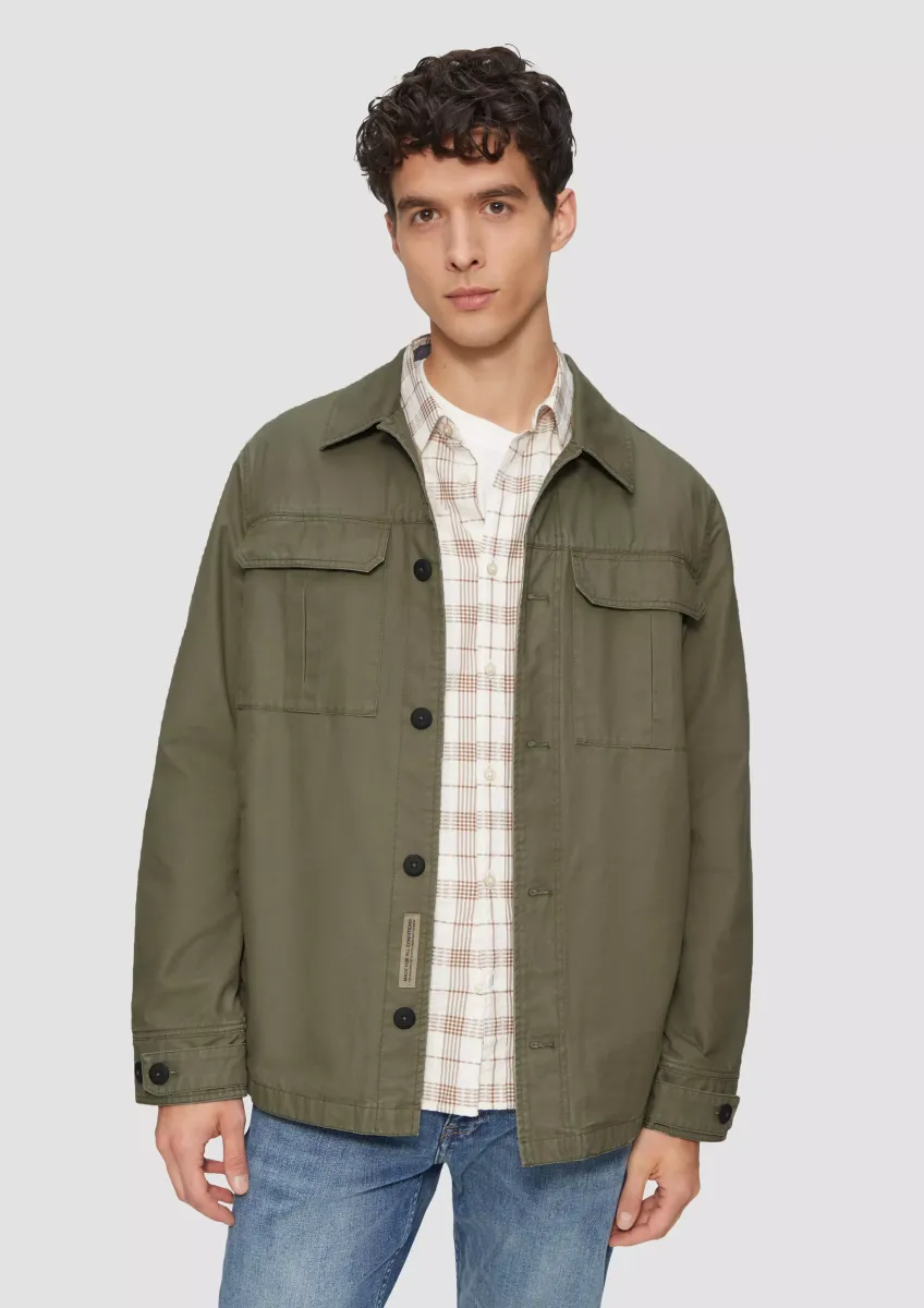 Leichte Jacke im Utility-Look aus Baumwolle