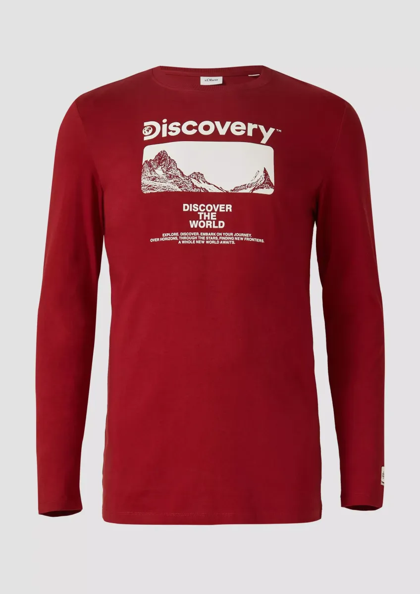 Longsleeve aus Baumwolle mit Discovery Channel®-Artwork