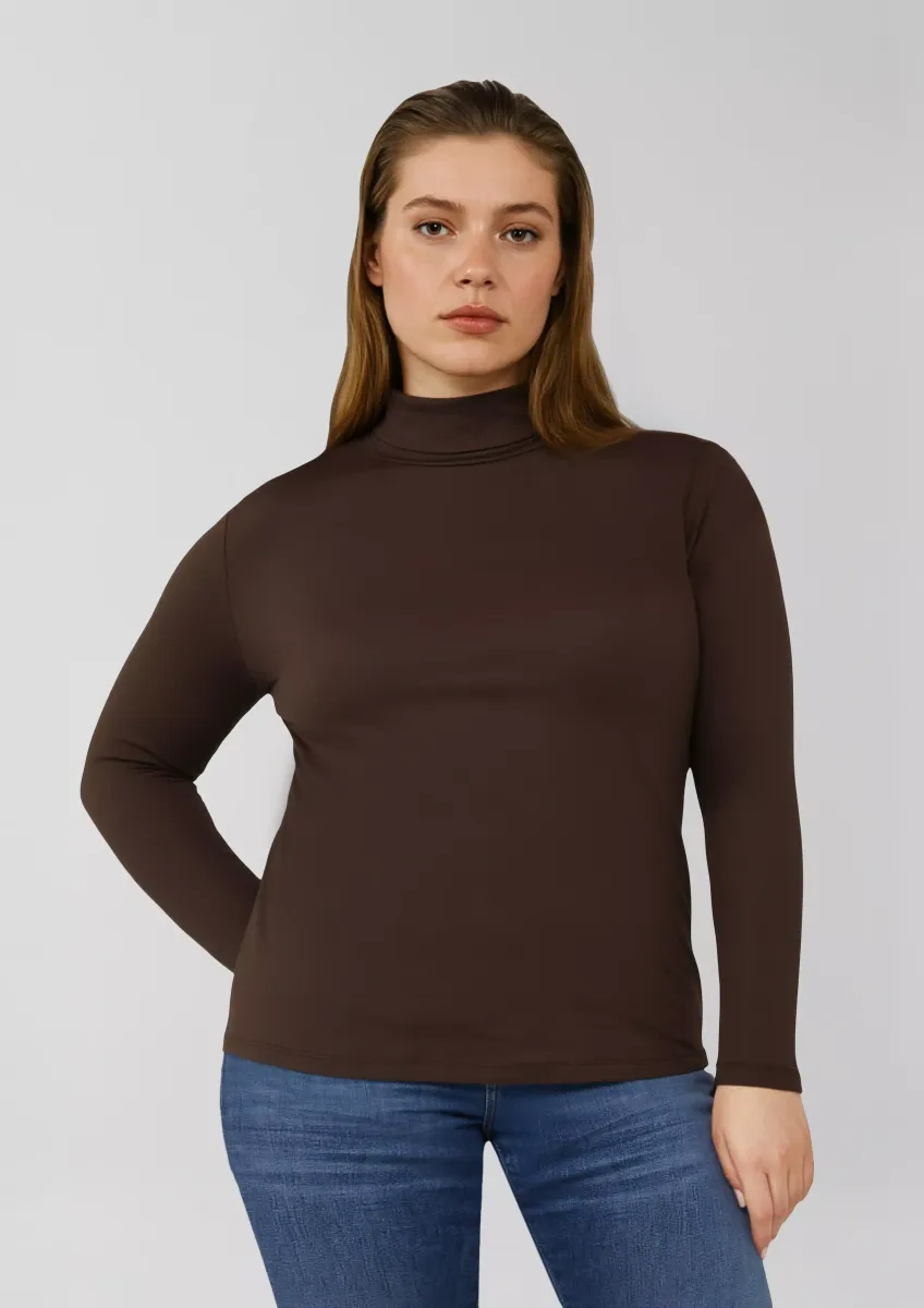 Longsleeve mit Rollkragen