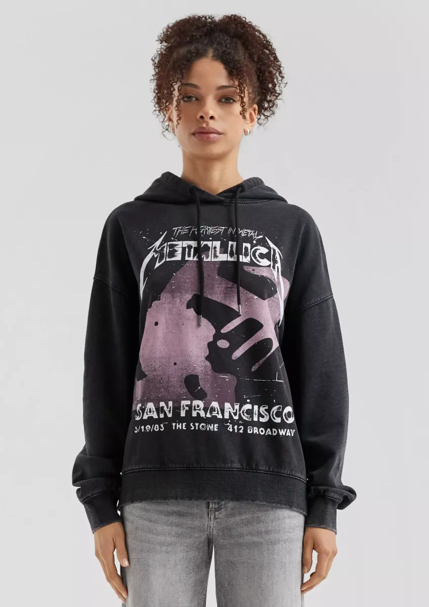 Metallica® Band-Sweatshirt mit Wascheffekt