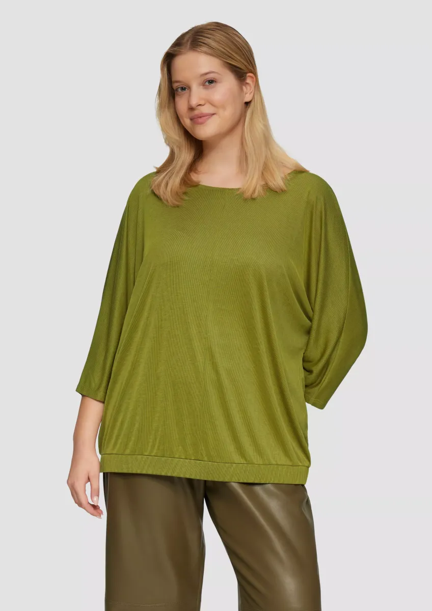 O-Shape-Shirt mit Fledermausarm