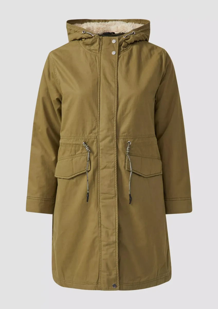 Parka mit Teddyplüsch
