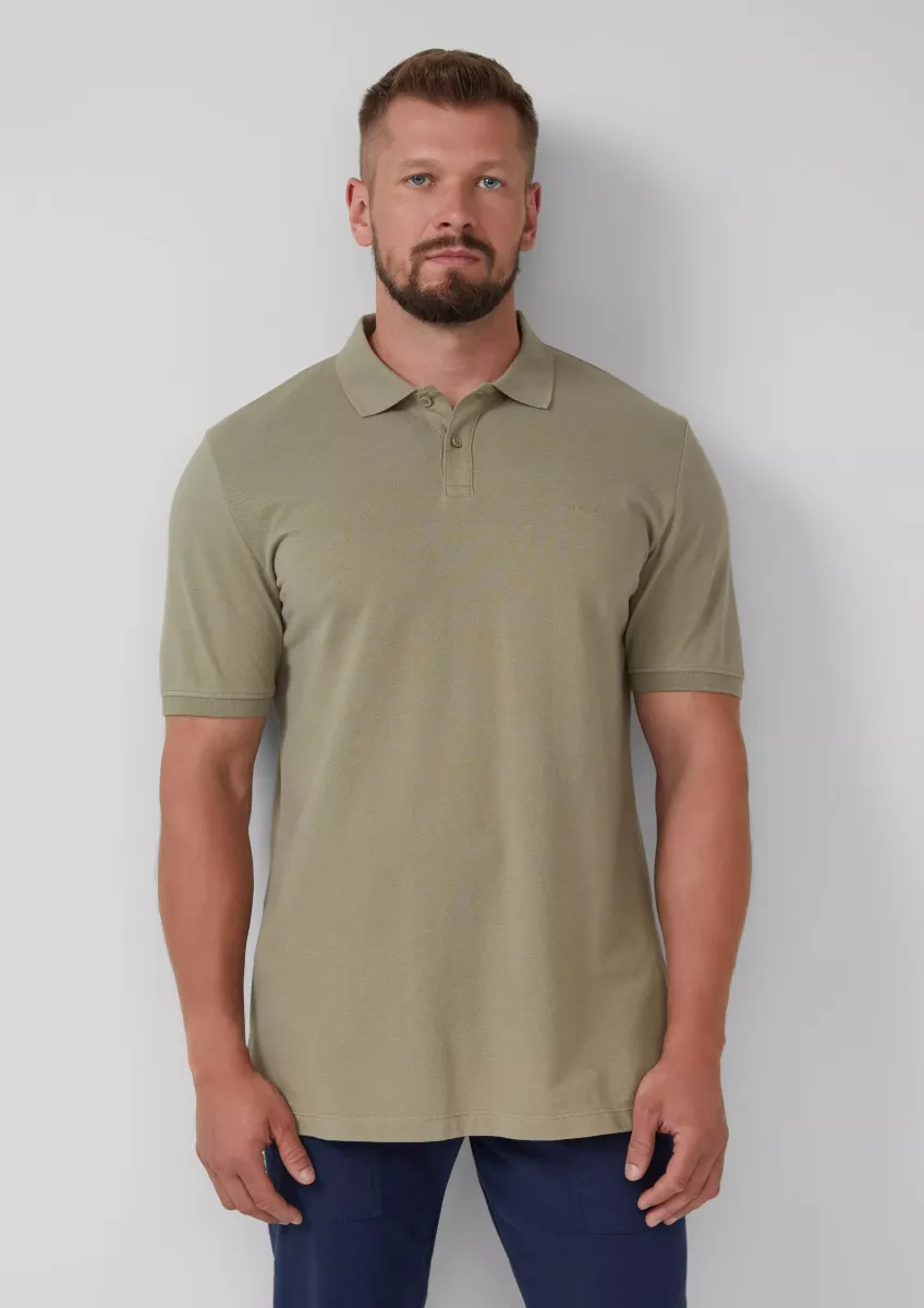 Poloshirt aus Baumwollpiqué