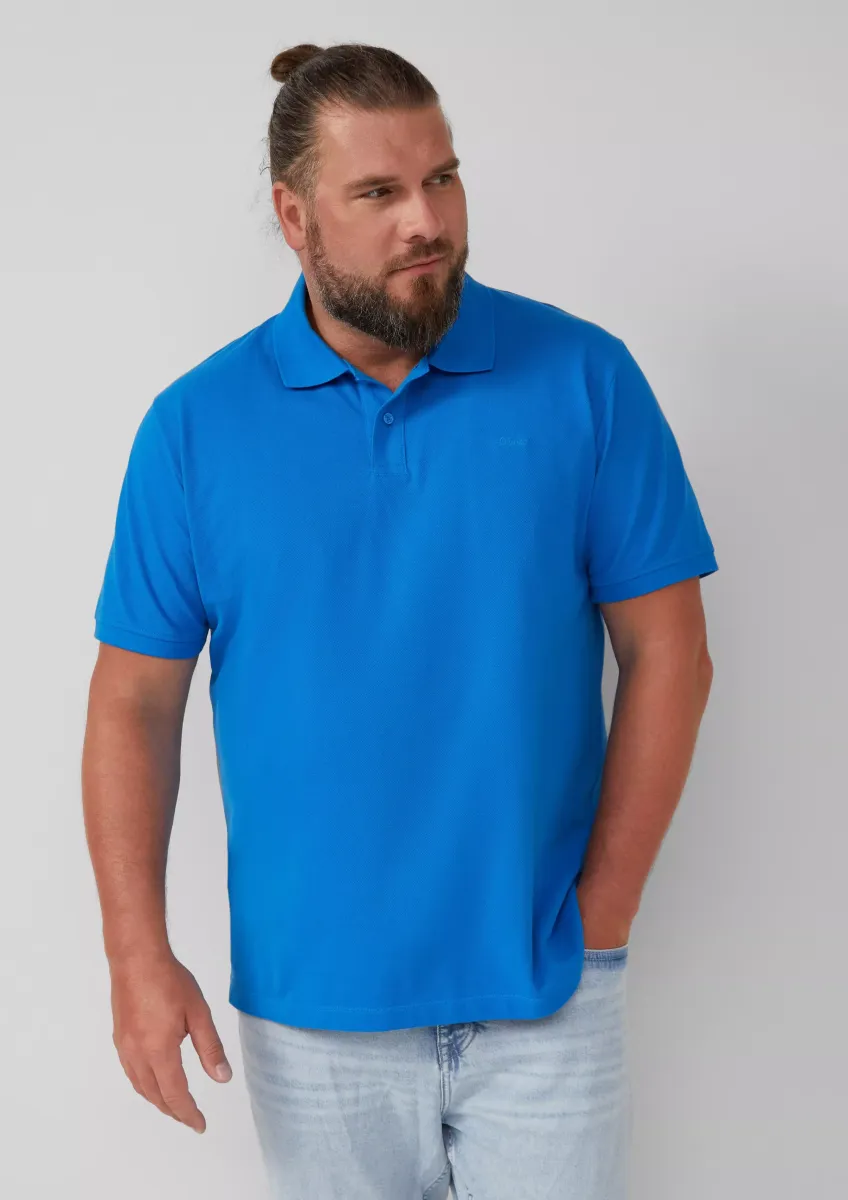 Poloshirt aus Baumwollpiqué