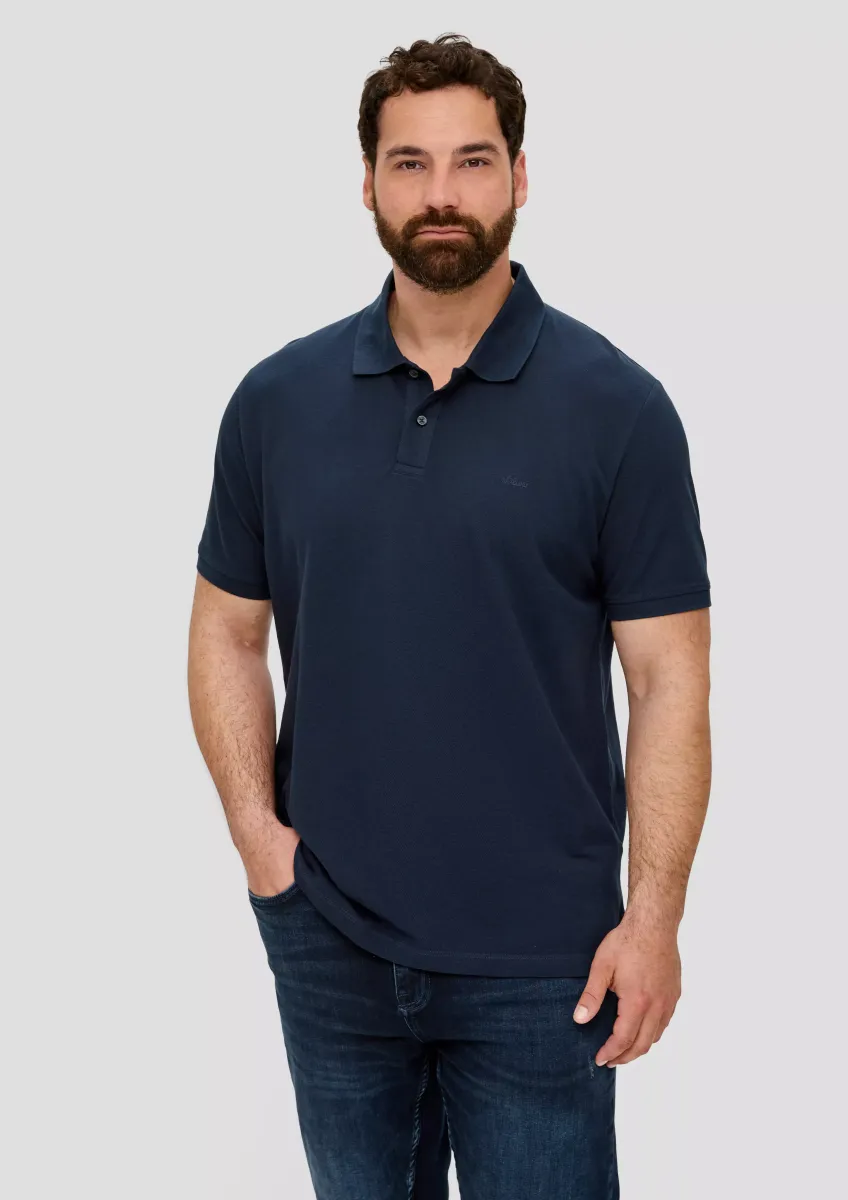 Poloshirt aus Baumwollpiqué