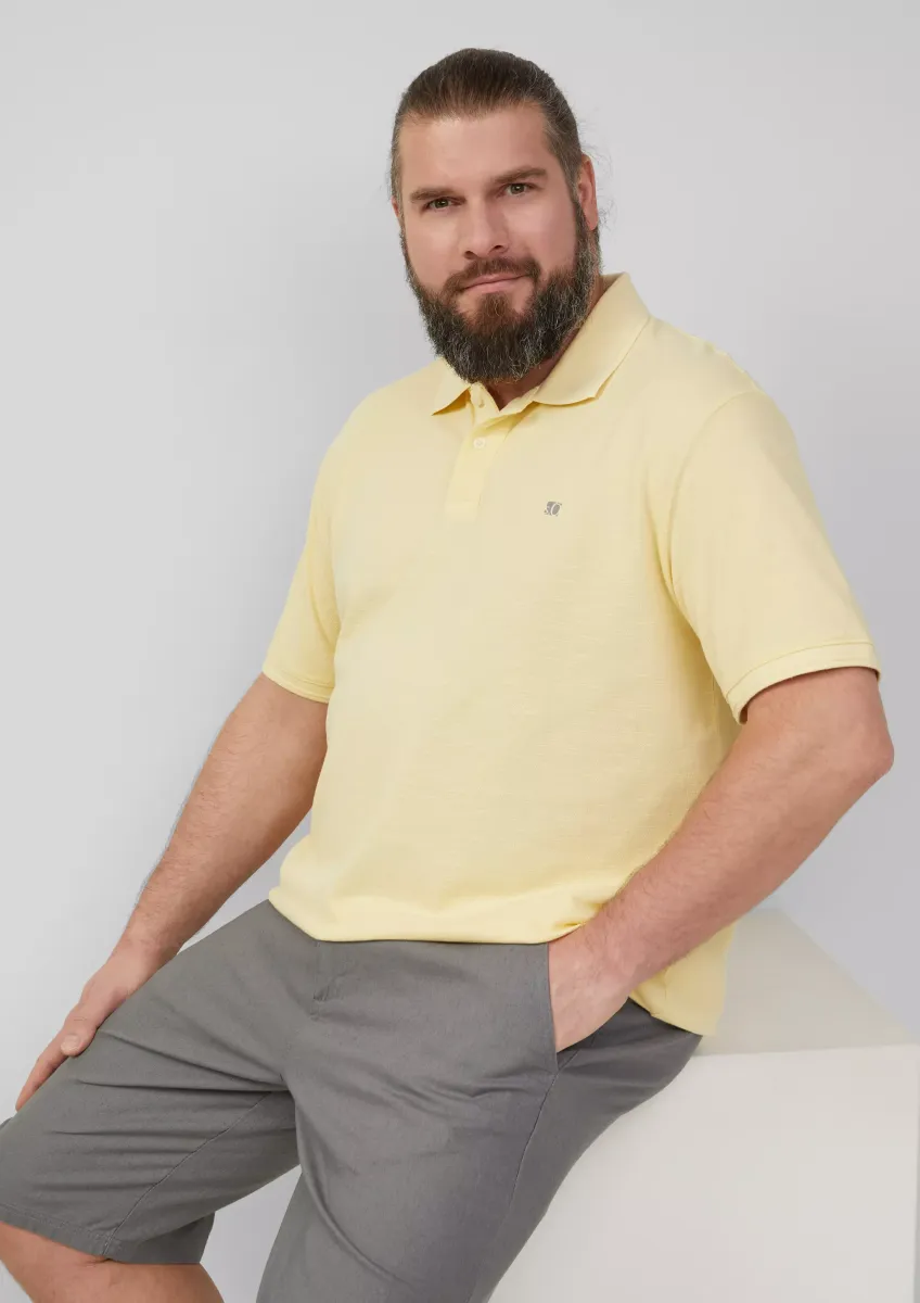 Poloshirt mit kleinem Labelpatch