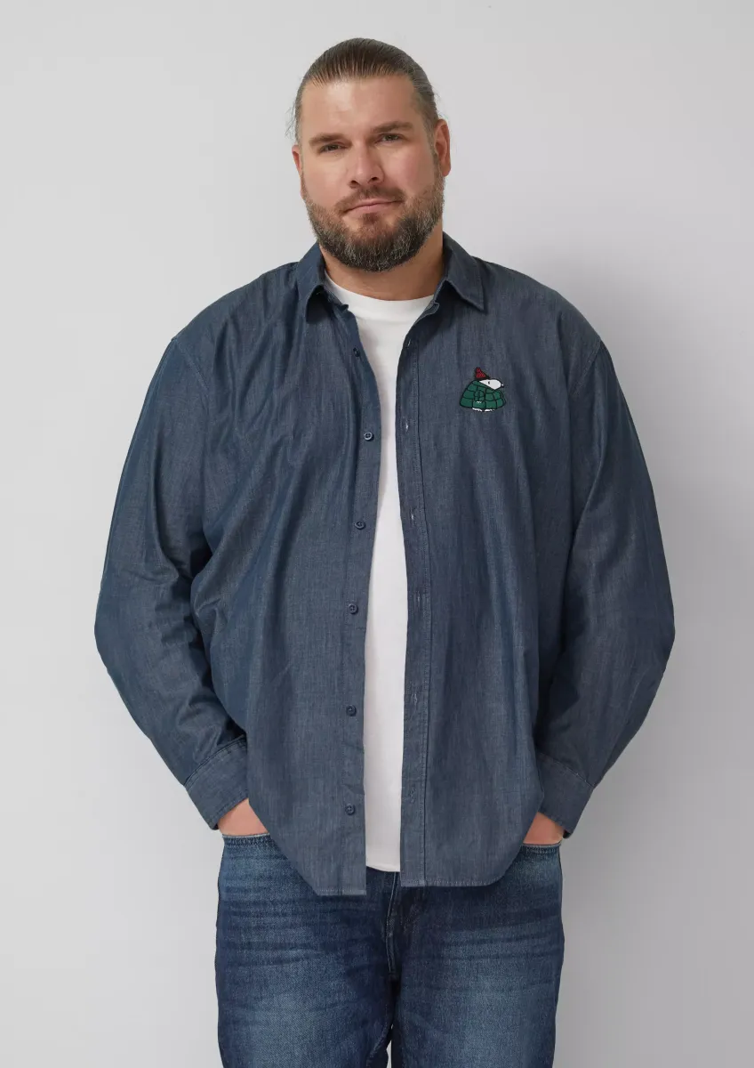 Regular Fit: Hemd mit Peanuts®-Motiv