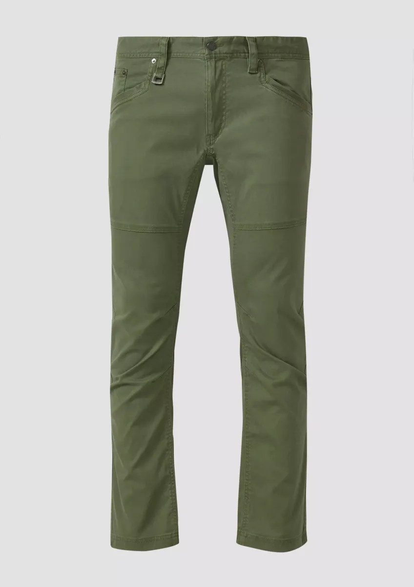 Regular-Fit-Hose aus Baumwollstretch im Workerstyle