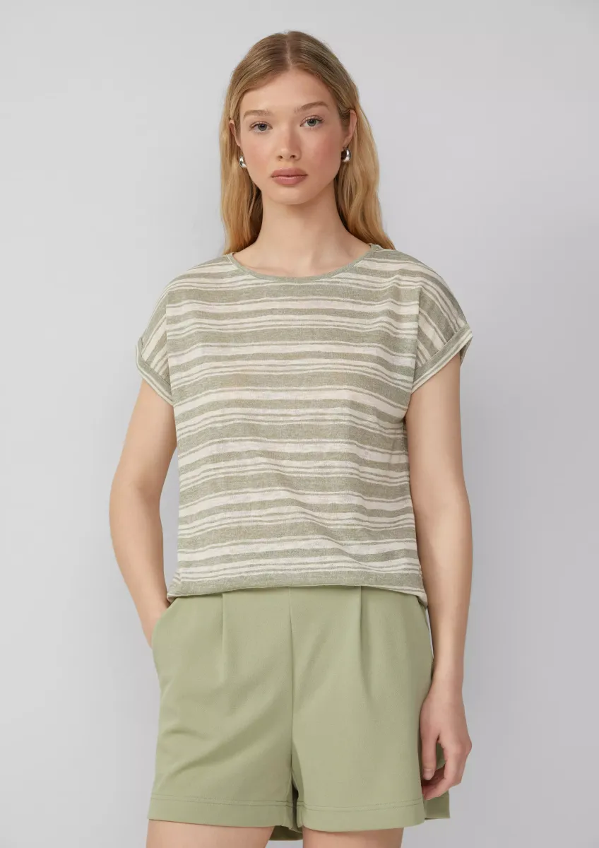 Ringelshirt aus Viskosemix