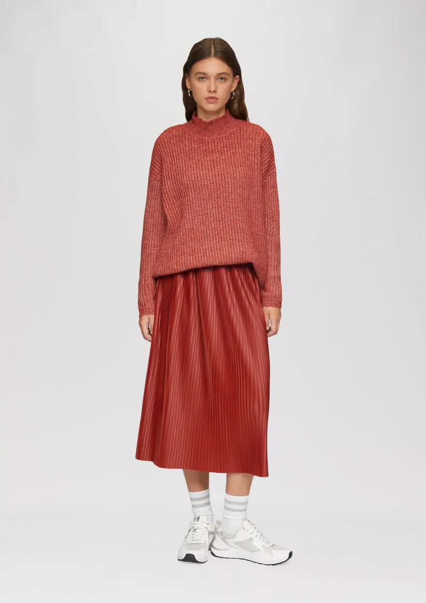 Rock mit Plisséefalten