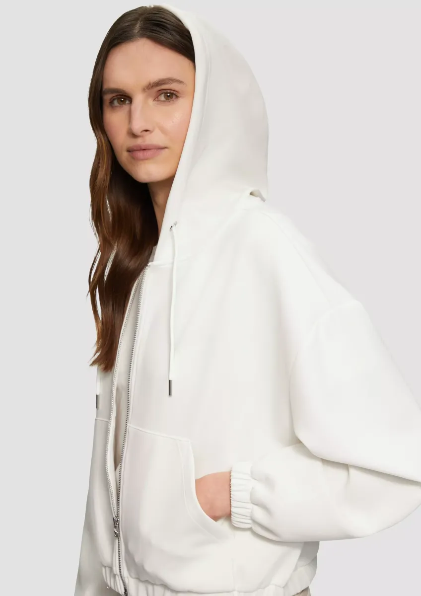Scuba-Sweatjacke aus Modalmix im Relaxed Fit