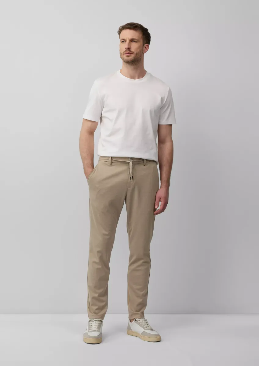 s.O JOGG: Anzughose aus Stretch-Jersey