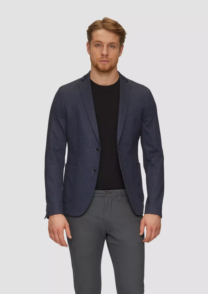 s.O JOGG: Sakko mit Hahnentrittmuster