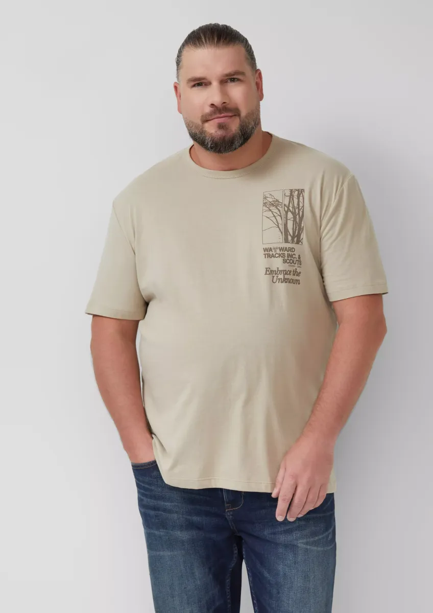 Softes Baumwoll-T-Shirt mit Artwork